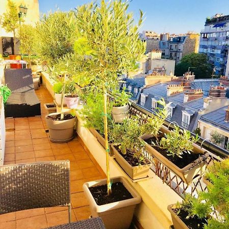 Appart Terrasse Vue Tour Eiffel Paris Exterior photo