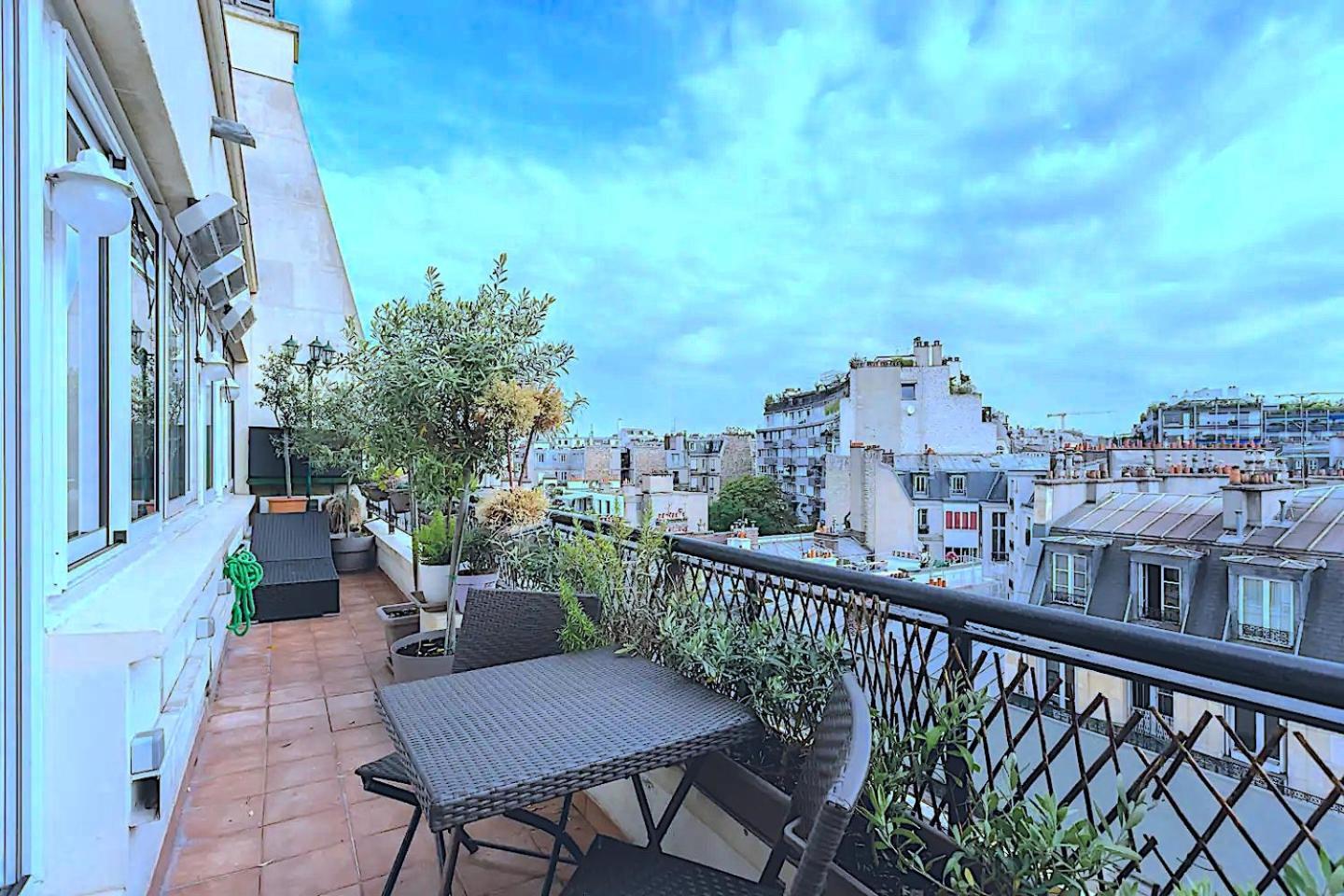 Appart Terrasse Vue Tour Eiffel Paris Exterior photo